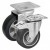 Series 20 - wheels for carts. Elastic rubber/aluminum disc