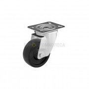 Phenolic wheel (+300 ° С) in swivel heat-resistant bracket with pad on a steel sleeve 7027080 VE