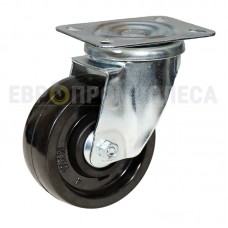  Phenol wheel (+300 ° С) axis on ball bearings in a rotary heat-resistant bracket with a platform 7027100BE