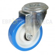 Polyurethane wheel in swivel middle duty bracket with bolt hole 4382100 BE2