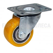 Polyurethane wheel in swivel bracket with pad 5020080 BЕ