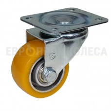 Polyurethane wheel in swivel middle duty bracket with pad 5022080 BМ