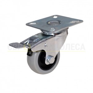 Серія 58 - апаратні колеса на поліуретані кронштейн “Standard”