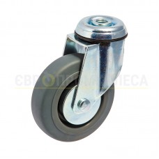 Колесо з поліпропілену у поворотному кронштейні з отвором 6280100 КК