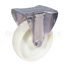 Колесо з термостійкого поліаміду у матовому нерж. неповоротному кронштейні 7310H100 ВН
