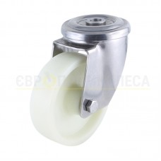 Колесо з термостійкого поліаміду у поворотному посиленому кронштейні "Profi Thermo" з отвором 7387100 ВН