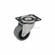 Wheel on elastic rubber in swivel bracket with pad 2920080 BE