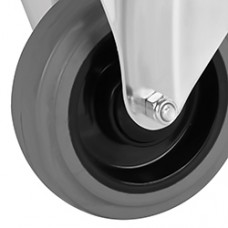 Wheel on elastic rubber fixed medium duty 2912080 BМ