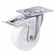 Polyamide wheel in swivel bracket with pad and brake 3031125 SK