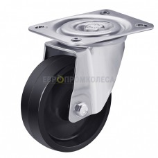 Phenol wheel (+300 ° С) in a heat-resistant swivel bracket with platform on a steel sleeve 7027100 VLE