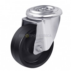 Phenol wheel (+300 ° С) in a heat-resistant swivel bracket with a hole on the Teflon sleeve 7087100 BLТ