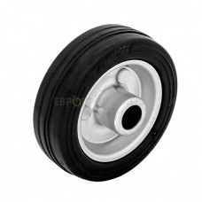 Wheel on a black rubber without a bracket 10080 RС