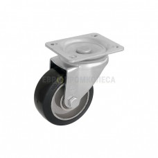 Wheel on elastic rubber in swivel medium duty bracket with pad 2022125 BM