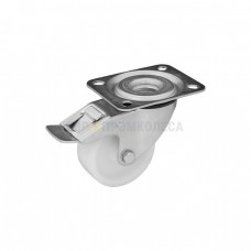 Polyamide wheel in swivel bracket with pad and brake 3030080 SЕ