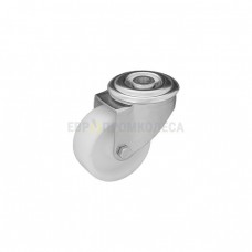 Polyamide wheel in swivel bracket with bolt hole 3080125 SE