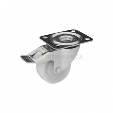 Polyamide wheel in swivel bracket with pad and brake 3130080 BE