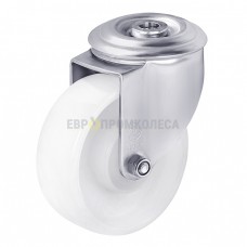Polyamide wheel in swivel bracket with bolt hole 3180100 BE