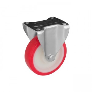 Колесо з поліуретану у неповоротному середньопосиленому кронштейні 4212200 ВМЄ