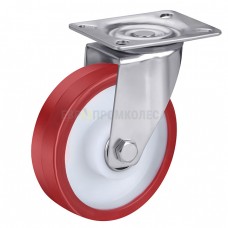 Polyurethane wheel in swivel bracket with pad 4321160 BС