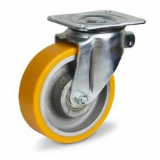 Polyurethane wheel in swivel duty bracket with pad 5124200 BMH