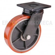 Polyurethane wheel in swivel duty bracket with pad 5124250 BМH