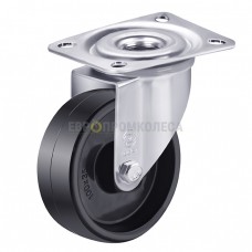 Heat-resistant phenolic wheel in swivel standart bracket with pad 7020100 BL