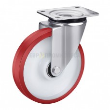 Polyurethane wheel in swivel bracket with pad 4320160 BE